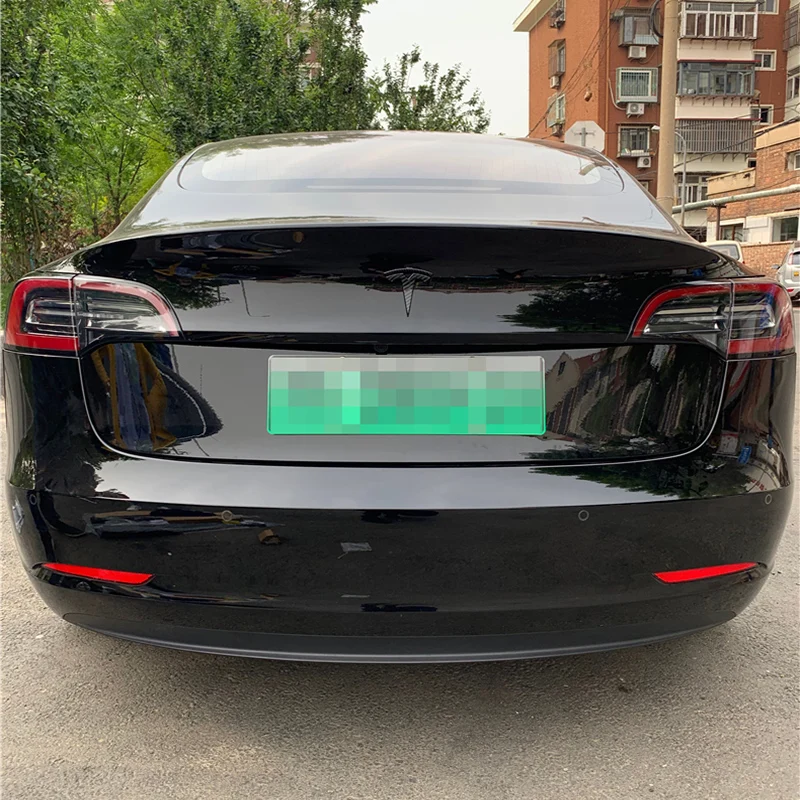 Tesla модель 3 Логотип углеродного волокна логотип рулевого колеса логотип модификация украшения Аксессуары - Название цвета: behind 1PCS