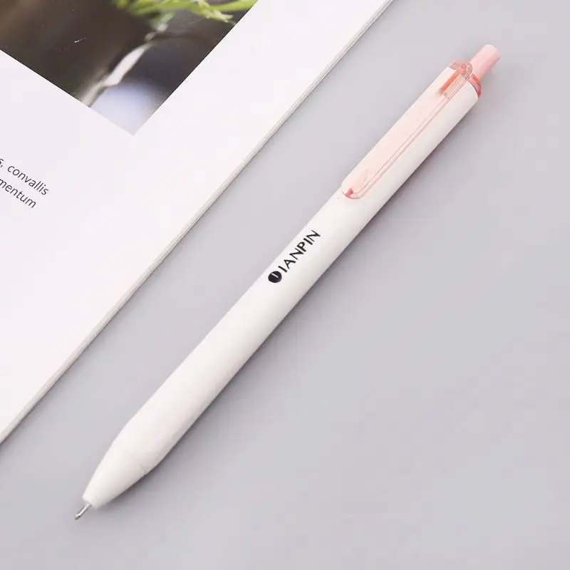 12 шт. 0,5 мм гелевая ручка с черный заправки обычные ручки школьные канцелярские принадлежности Письменные принадлежности студент подарок#326