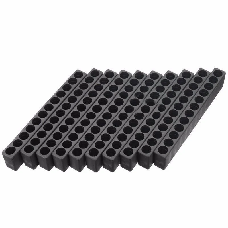 10pcs 12 Holes Hex Shank Screwdriver Bit Holder Plastic Screwdriver Head Storage Drill Bit Stand For Power Accessories