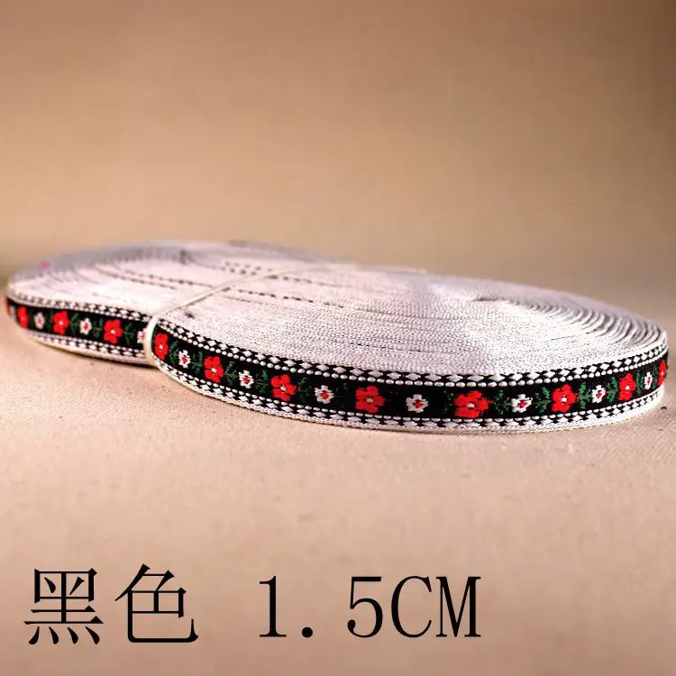 1 ярд/упаковка 5/8 &quot(15 мм) маленькая Цветочная вышитая лента аксессуары для волос