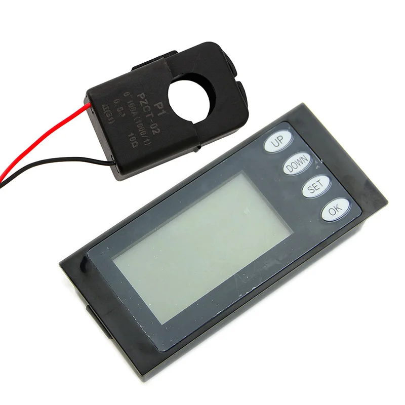 

5 in 1 AC260V 100A Digital Combo Panel Meter Volt Amp kWh Watt Working Time + PZ006 New