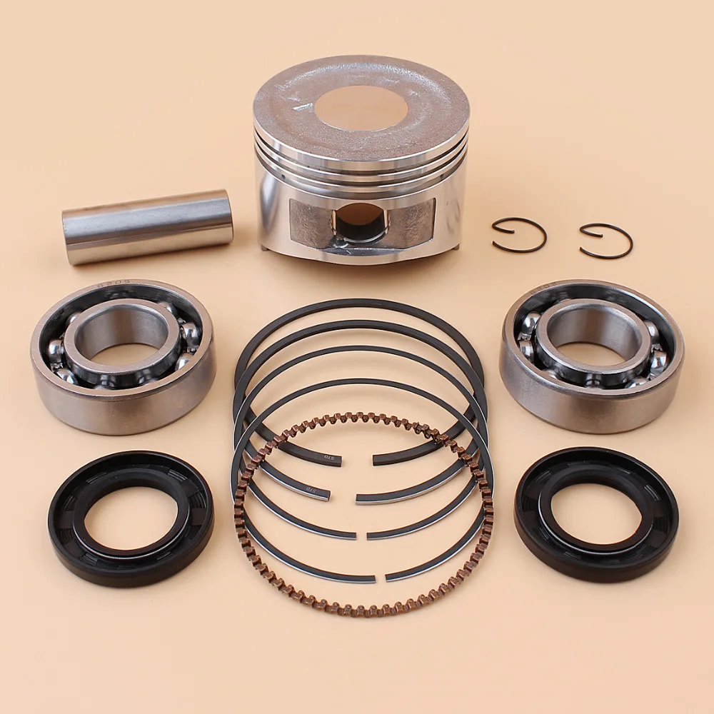 68mm Piston Rings Crankshaft Case Bearing Oil Seal Kit For HONDA GX160