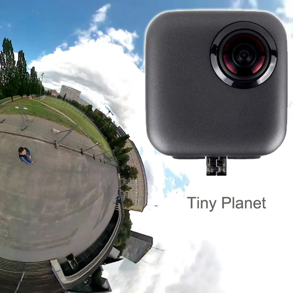 

2K/3K Mini Panoramic 360 Camera Wide Angle Sports Cam Dual Lens Video Recording Camera for Micro USB Interface Android Phone