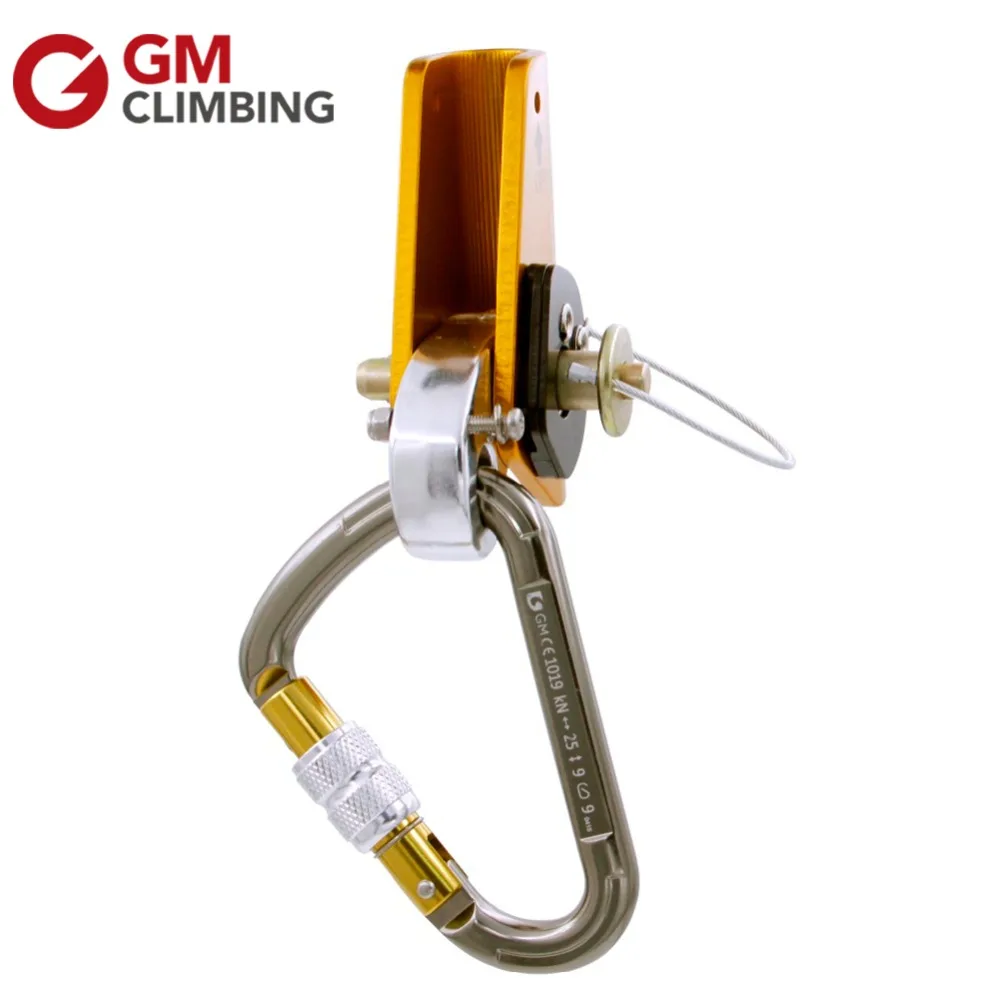 HMS Climbing Carabiner 25kN with Rope Grab for Tree