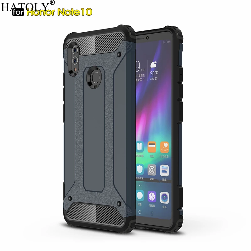 Чехол HATOLY для huawei Honor Note 10 сверхпрочный защитный тонкий жесткий резиновый чехол