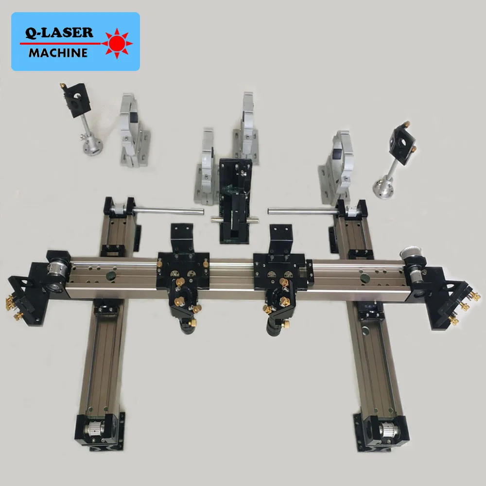 

Mechanical Parts Set 600mm*900mm Double Head Laser Kits Spare Parts for DIY CO2 Laser 6090 CO2 Laser Engraving Cutting Machine