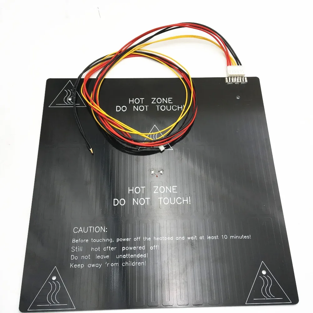 Comprar Funssor 24V 220W gran tamaño de impresión de aluminio cama caliente de aluminio mejorado para CR 10 310*310*3mm