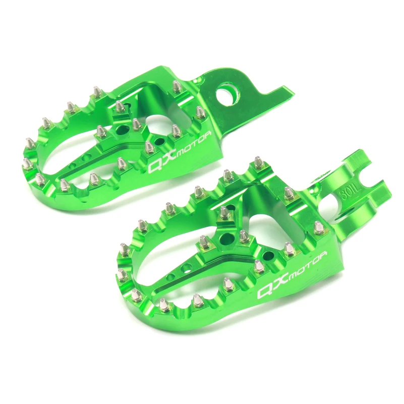 

CNC Billet MX Foot Pegs Rests Pedals Footpegs For KX KLX KXF KX250F 2006-2016 KX450F 2007-2016 KLX450R 2008-2013