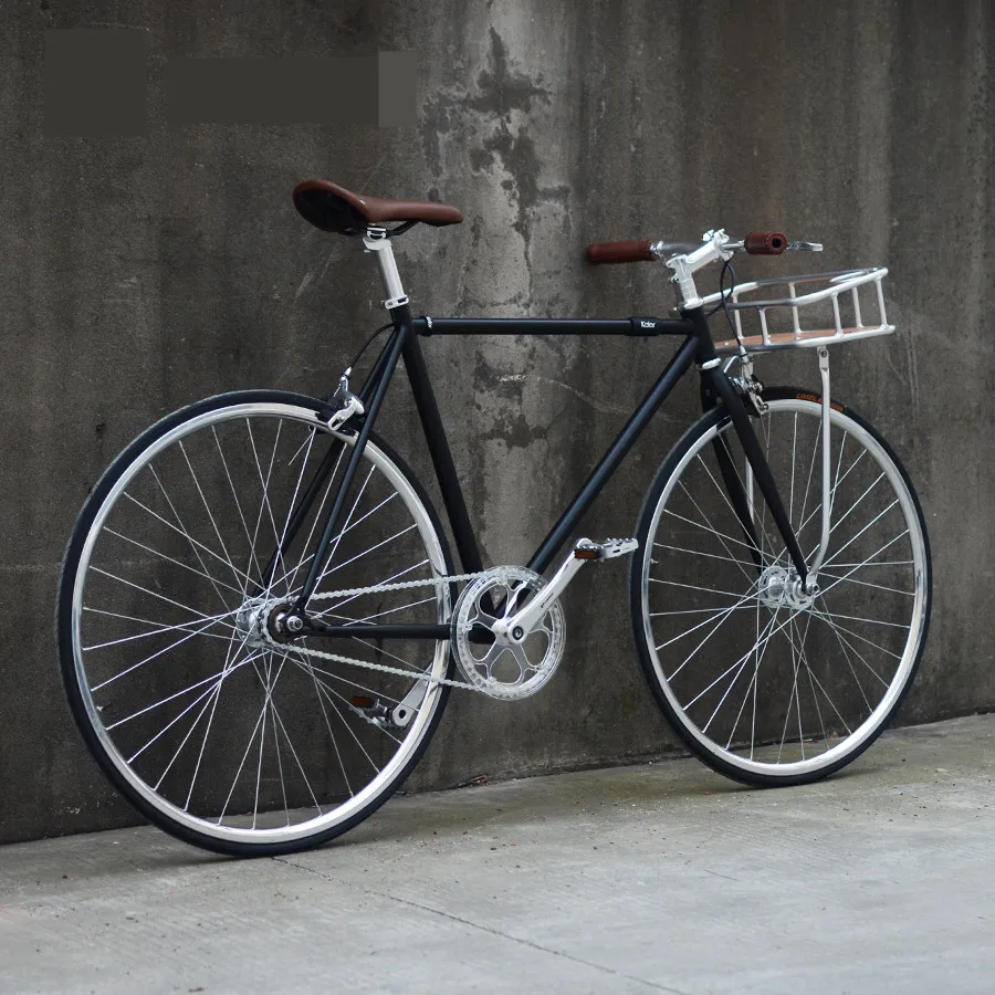 Ретро дорожный велосипед 700C колеса из алюминиевого сплава корзина классический уличный спортивный велосипед