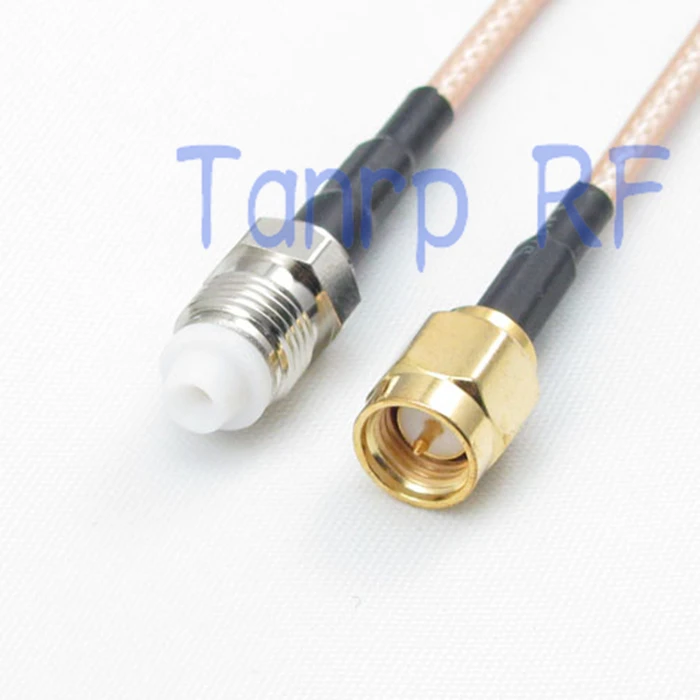 

10pcs 15CM Pigtail coaxial jumper cable RG316 cord 6inch SMA male plug to FME female jack RF adapter connector