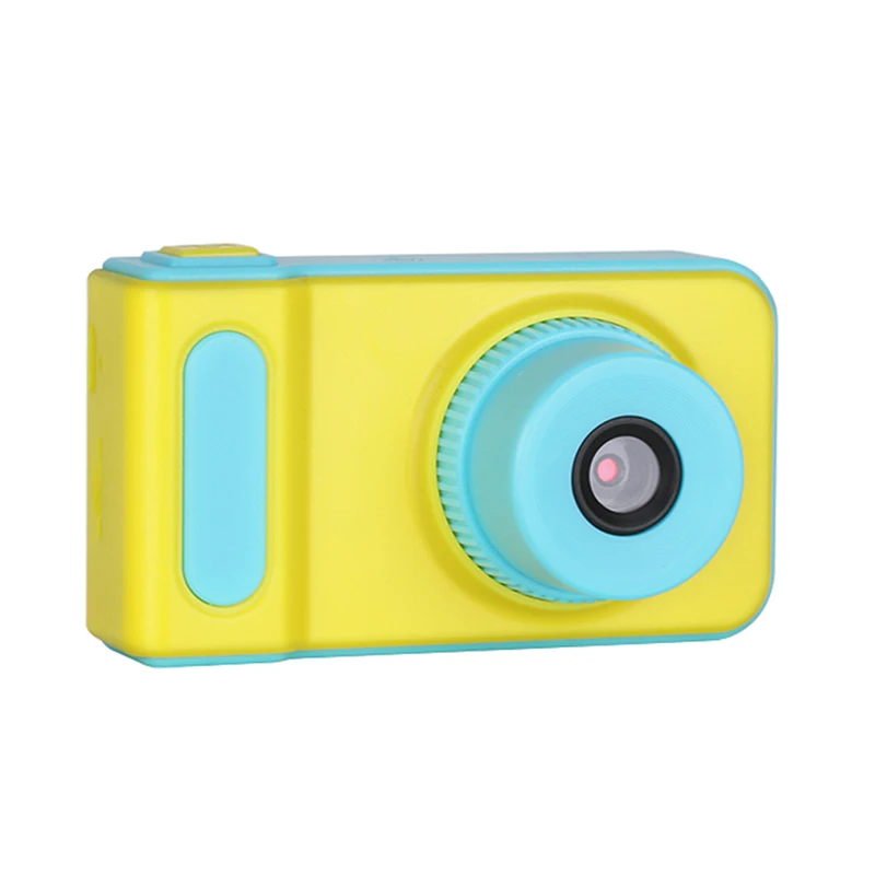 Komery детская цифровой Камера 2 дюймов Экран Дисплей мультфильм милый Камера подарок на день рождения 1080P игрушки малыша видео Камера для Ki - Цвет: Blue