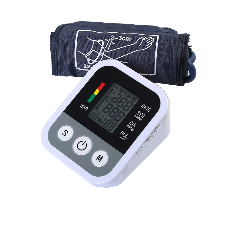 Digital LCD Upper Arm Sphygmomanometer Measuring Instrument Heart Rate