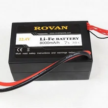 Специальный аккумулятор Rovanbaja Rovan Li-Fe 8000 мА 7 S 214003