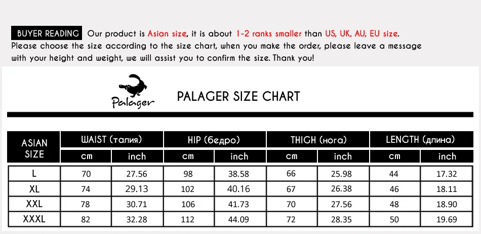 size chart 950