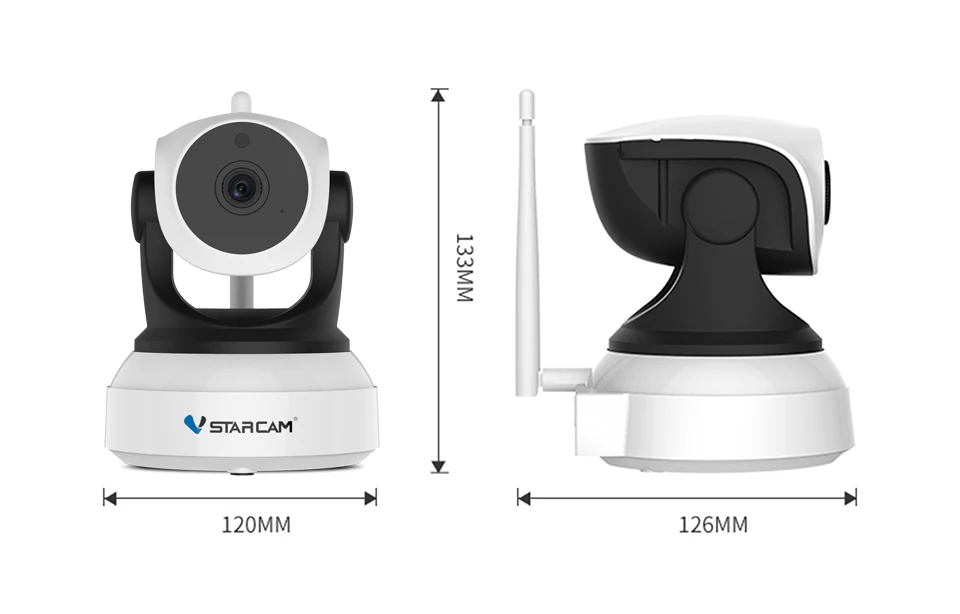 Оригинальная ip-камера Vstarcam 720P C7824WIP Wifi CCTV камера наблюдения для безопасности IR ночное видение, PTZ камера Мобильный вид
