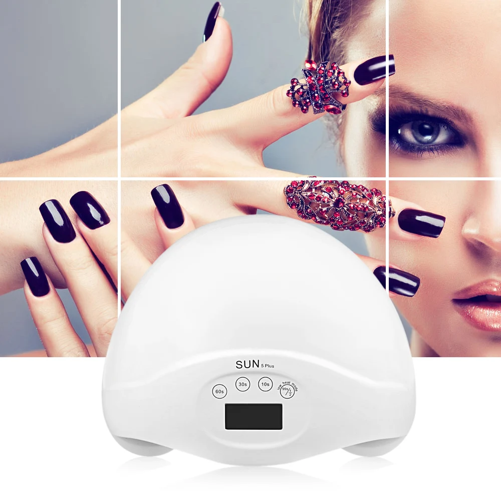 SUN5 PLUS 36/48W UV / LED Nail Dryer Fingernail Toenail Gel Polish