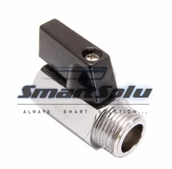

Free Shipping 10PCS 1/8" bsp Mini brass Ball Valve Nickel Plated Female x Male ball valve