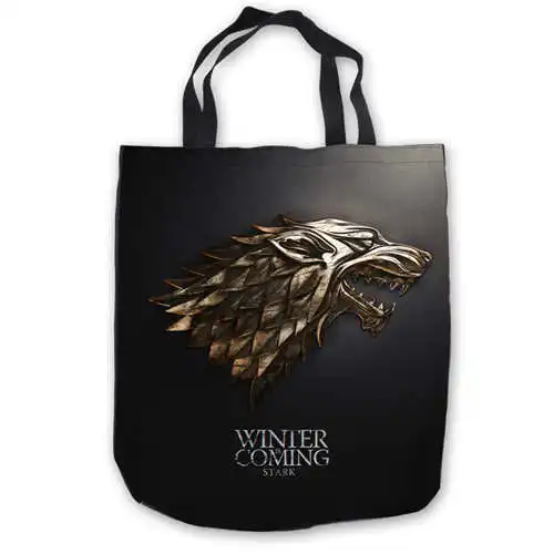 

Custom Canvas game_of_thrones (1) Tote Hand Bags Shopping Bag Casual Beach HandBags Foldable 180911-02-40