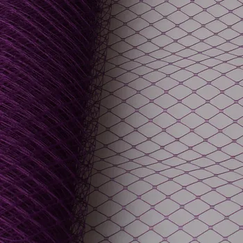 

Free shipping purple or 12 colors 18'' Birdcage Veiling Millinery Hat Veil DIY Hair accessories fascinator veils 10yard/lot