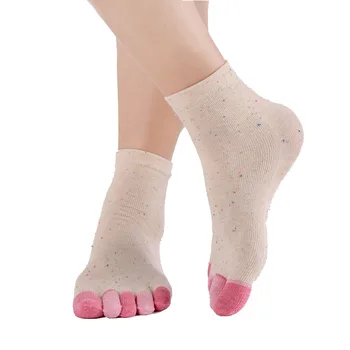 

6 Pairs Fashionable Design Special Price Five Toe Socks High Quality Women's Socks Cotton Fashion Style Socks For Women