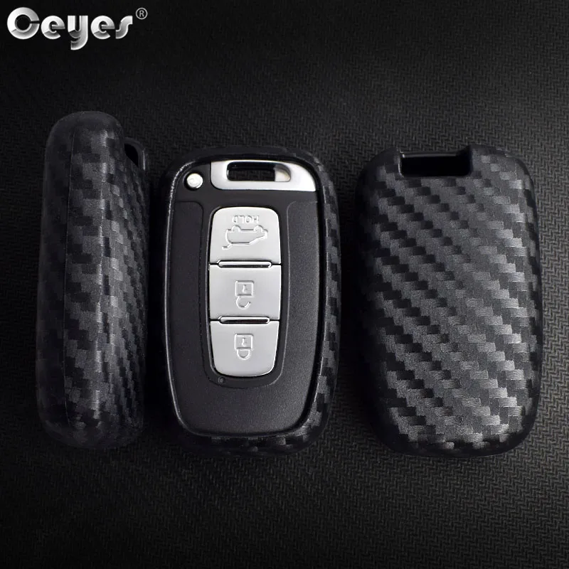 Carbon fiber key cover for HYUNDAI (5)