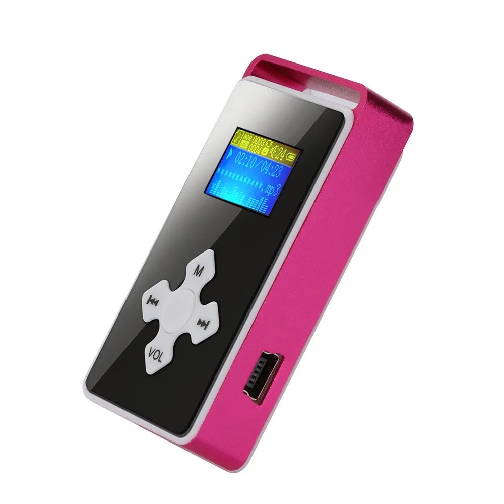 HIPERDEAL Мини цифровой mp3 плеер ЖК экран поддержка Micro SD TF карты 32G зеркальный