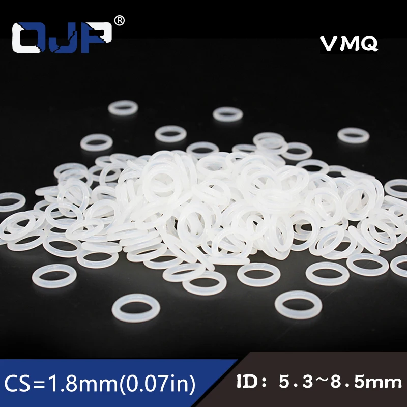15PCS Rode Silicone O-Ring Silicone VMQ 1.9mm Dikte Rubber O Ring Seal Pakking,36x32.2x1.9mm