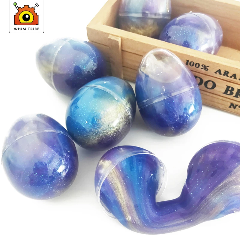 

Star Mud Mixed Colored Crystal Mud Decompression Egg Slime Manual Brain interactive toys magic clay jelly cube wishing gift