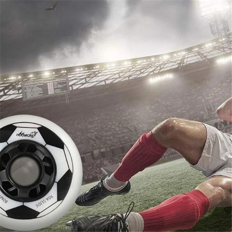 حار بيع! 90A الأبيض اليشم اللون عجلات الأسطوانة حذاء تزلج بعجلات الأحذية 80 مللي متر 76 مللي متر 72 مللي متر مع ABEC التزلج تحمل ل سباق التعرج FSK