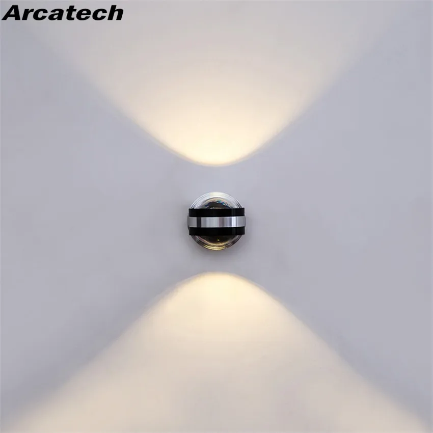 

Modern 6W LED Wall Light Indoor Aluminum Crystal Wall Lights Up and Down Light led Wall Sconce Home Decoration Wall Lamps NR-04