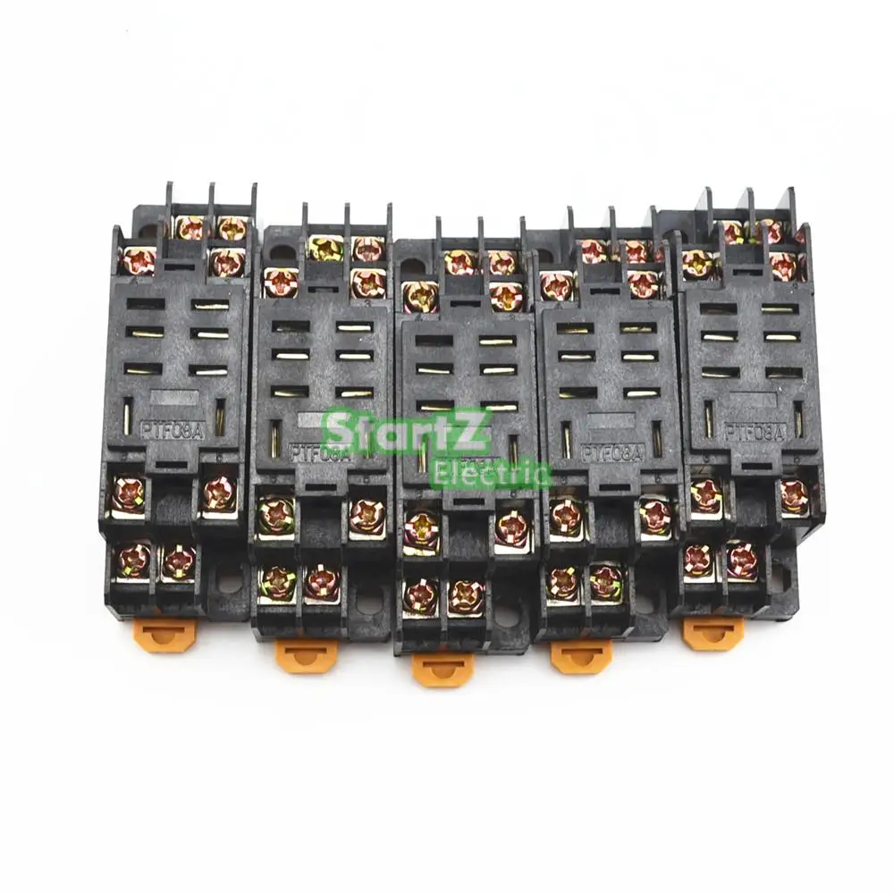 5pcs Ptf08a Relay Socket Base For Ly2nj - Relays - AliExpress
