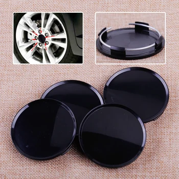 

DWCX 4pcs 63mm Car Trucks Vehicle Wheel Center Hubs No Badge Caps Covers Emblem