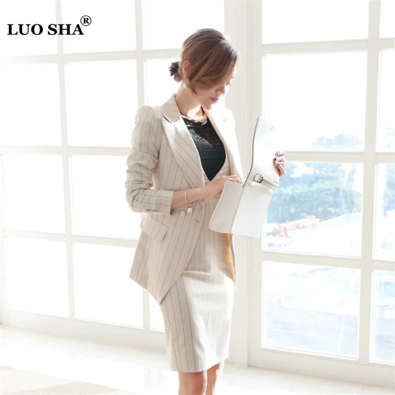 2 шт. Женский офисный костюм блейзер в полоску 3 цвета|dress suit|dress suit womanformal dress suits women