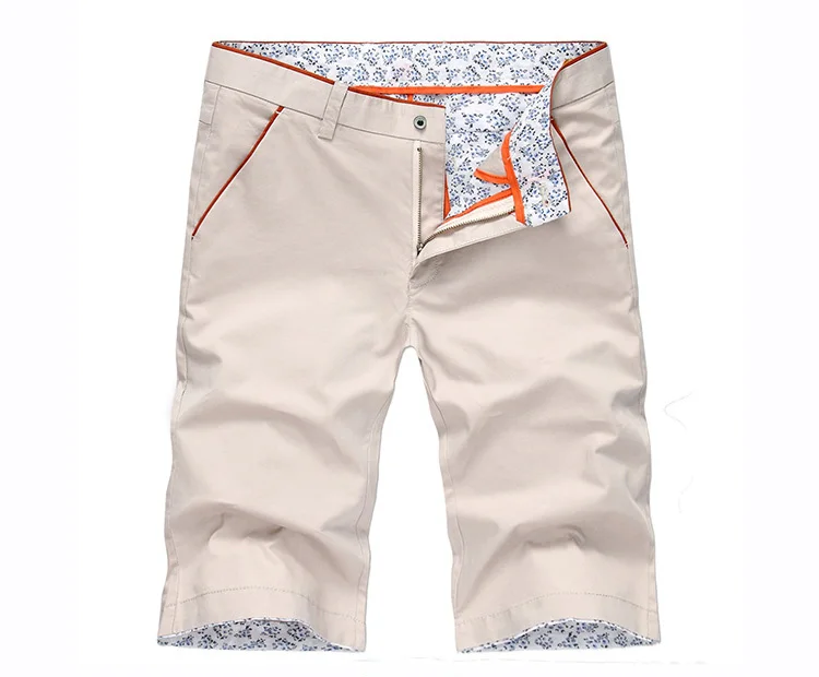 HCXY,, летние мужские повседневные шорты, мужские хлопковые тонкие Бермуды, мужские шорты, однотонные, до колен, размер 38