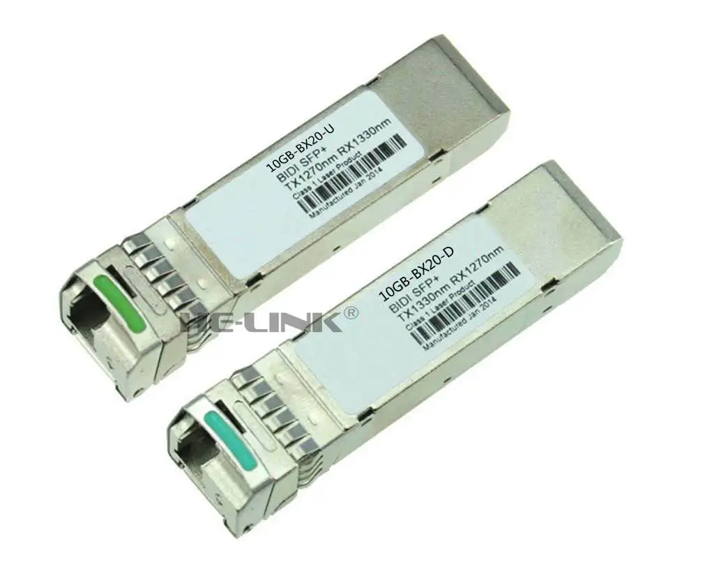 

LODFIBER 10GB-BX20-U/10GB-BX20-D Ex-tr-em-e Net-works Compatible Pair of BiDi SFP 10G 20km Transceiver