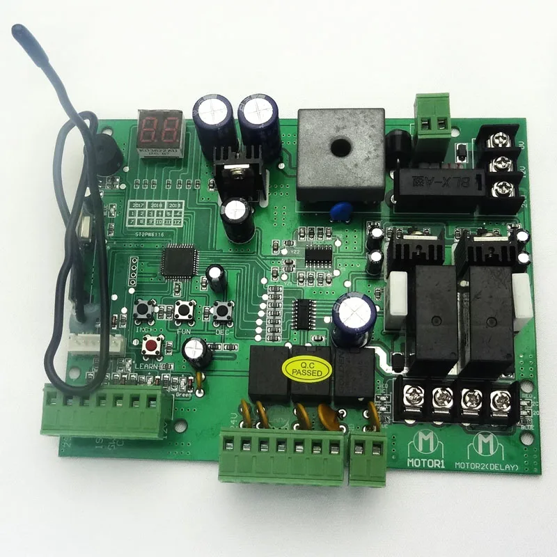 Обновленная версия универсального использования открывалка ворот Двигатель Блок управления PCB монтажная плата контроллера электронная карта доска DC12V