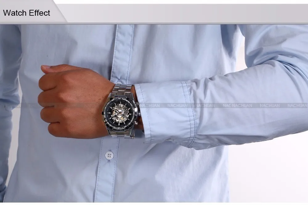 Fashion Top Brand Winner Mens Watches Luxury Skeleton Clock Man Classic Sport Watch Gift Automatic Mechanical Relogio Masculino mechanical watch