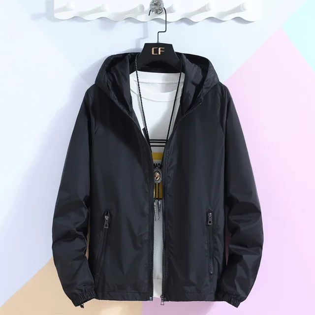 Hooded Bomber Windbreaker Jacket 6