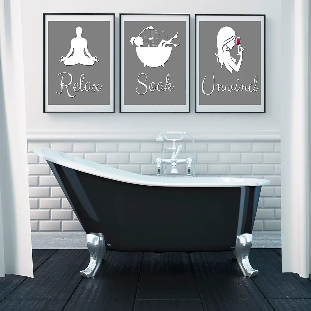 Bathroom Art Painting Bathroom Art Bedroom Art Watercolor Painting
