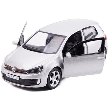 

1:36 Scale Diecast Alloy Metal Vehicles Model Cars For VW Golf GTI 5" Die cast Car Model Pull Back Car Toy Vehicles