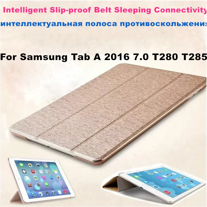

For Samsung Galaxy Tab A 2016 7.0 T280 T285 Case magnetic stand Pu Leather Cover For Samsung Tab A6 7.0 cover Auto Wake Up