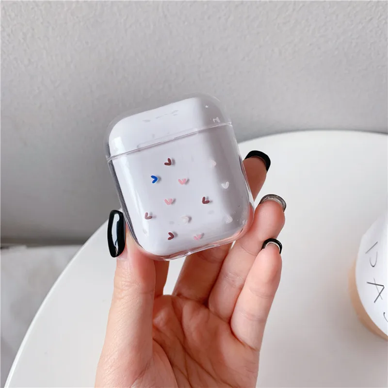 Футляр для AirPods наушников чехол Cute Беспроводной Bluetooth наушники крышка для Airpods AirPods мультфильм защитить крышка прозрачная - Цвет: Style 3