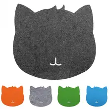 2018 1PC Cat Shape Design Mouse Pad Gaming Keyboard Pad Laptop Computer Mouse Pad Blue Gray Colors