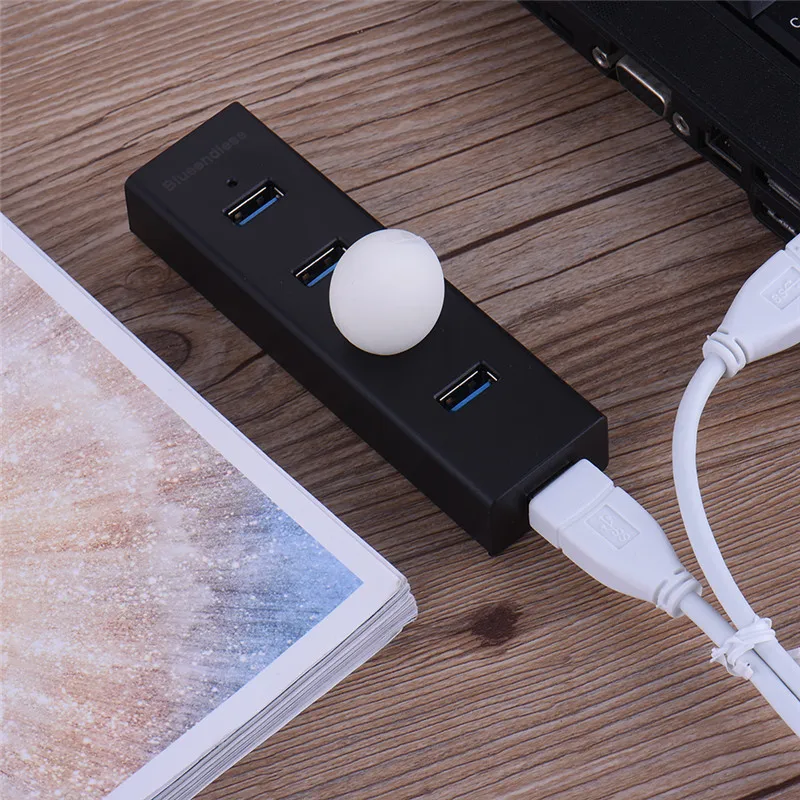 Blueendless Quality 5GBPS USB 3.0 HUB Plastic High Speed