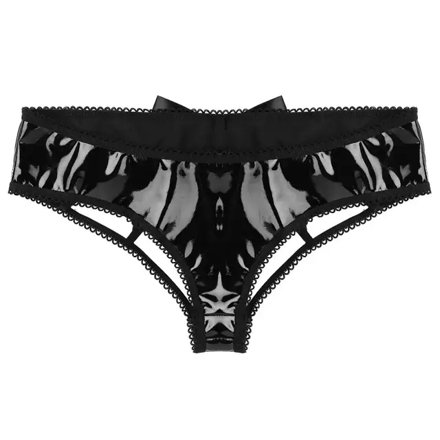 Hot Sexy Briefs Women Hollow Cut Cage Back Hipster Underwear Faux