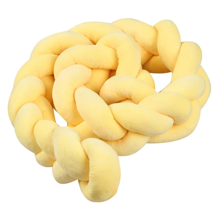 Newborn 100 cm Baby Bed Bumper Knot Baby Crib Protector For Newborns Cotton Baby Cot Bedding Room Decor Kids Cradle Bedbumper