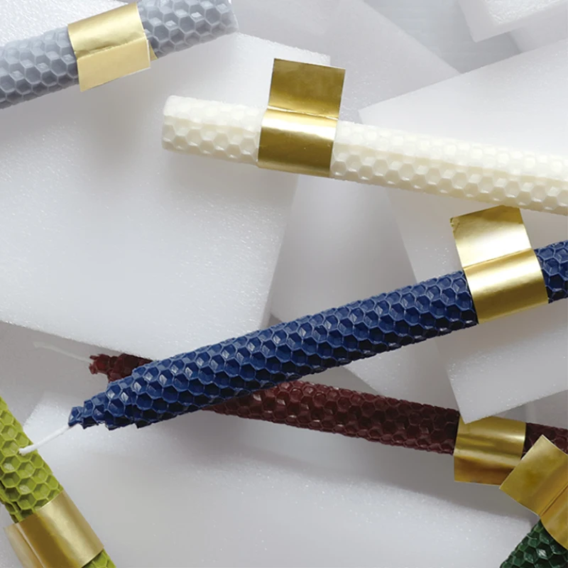 Retro style Natural beeswax candle Branched candles handmade Multicolor Candlelight Dinner candle home  wedding  decoration