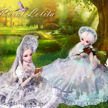 

Handmade 1/3 Bjd Doll 60cm Victorian Style Girl Dolls Full Set 23 Jointed Princess Doll Girl Toys for Children Birthday Gift