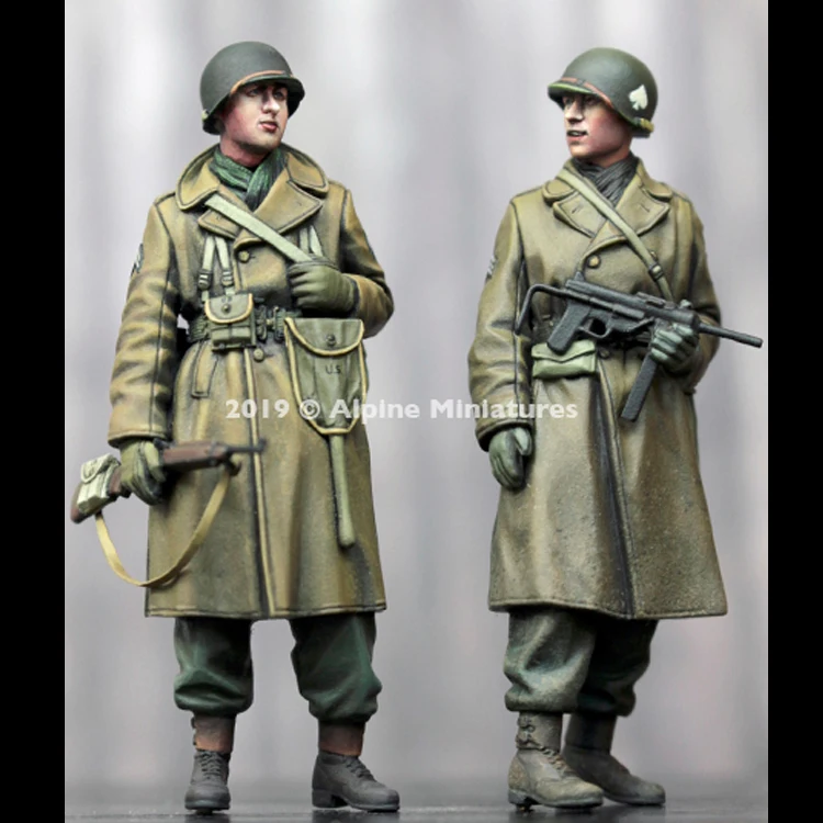 1/35 WW2 США зимний набор полимерная модель солдата GK военная тема Второй мировой