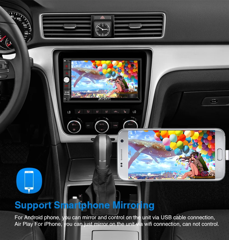 Тыква 4 Гб ОЗУ 32 Гб ПЗУ 2 Din" Android 9,0 универсальный автомобильный радиоприемник без dvd-плеера gps Навигация стерео Wifi Bluetooth DAB+ головное устройство